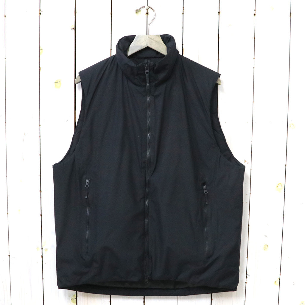 Goldwin『GORE-TEX WINDSTOPPER Puffy Mil Vest』(ブラック) – Reggieshop