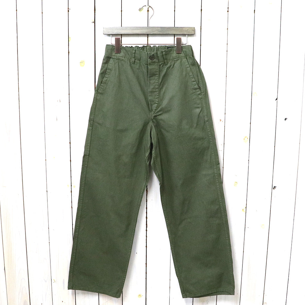 orSlow : WIDE FIT FRENCH WORK PANTS (ARMY GREEN) – Reggieshop