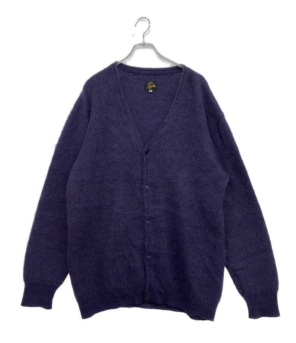NEEDLES モヘアカーディガン Vネック PPL メンズ SIZE L ニードルス
