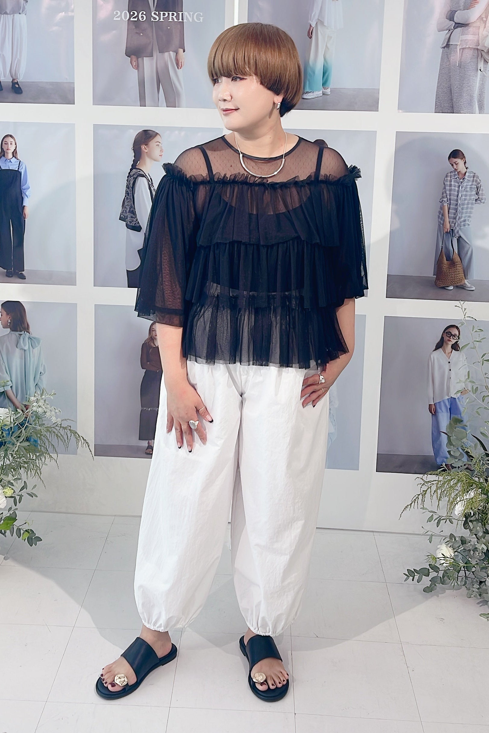 Dignite Collier】シアーギャザープルオーバー/80267017