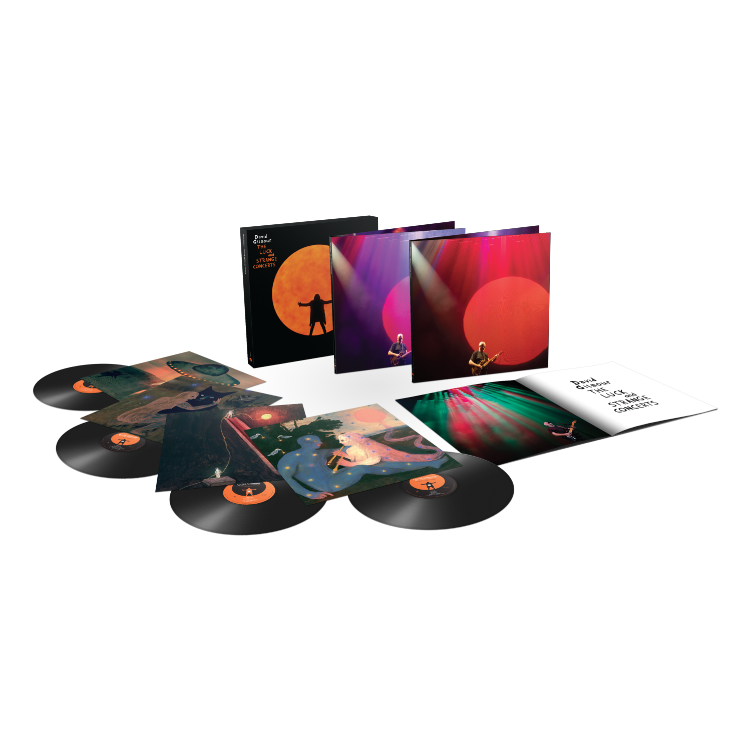 THE LUCK and STRANGE Concerts 4-LP BOX SET – David Gilmour