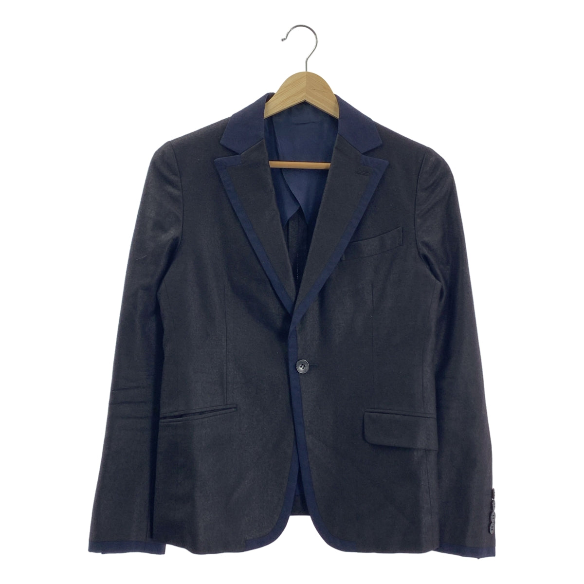 Drawer / ドゥロワー | ウール バイカラー テ－ラードジャケット | 36