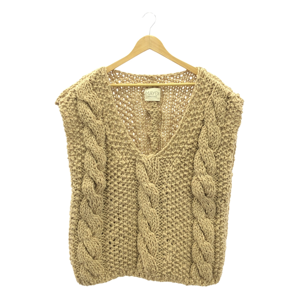 MAYDI / マイディ | HAND-KNITTED CHUNKY VEST ニットベスト | U