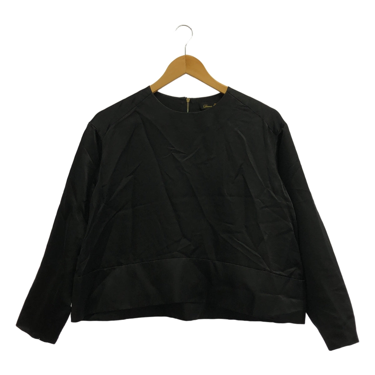 Drawer / ドゥロワー | シルクブラウス | 36 | ブラック | レディース