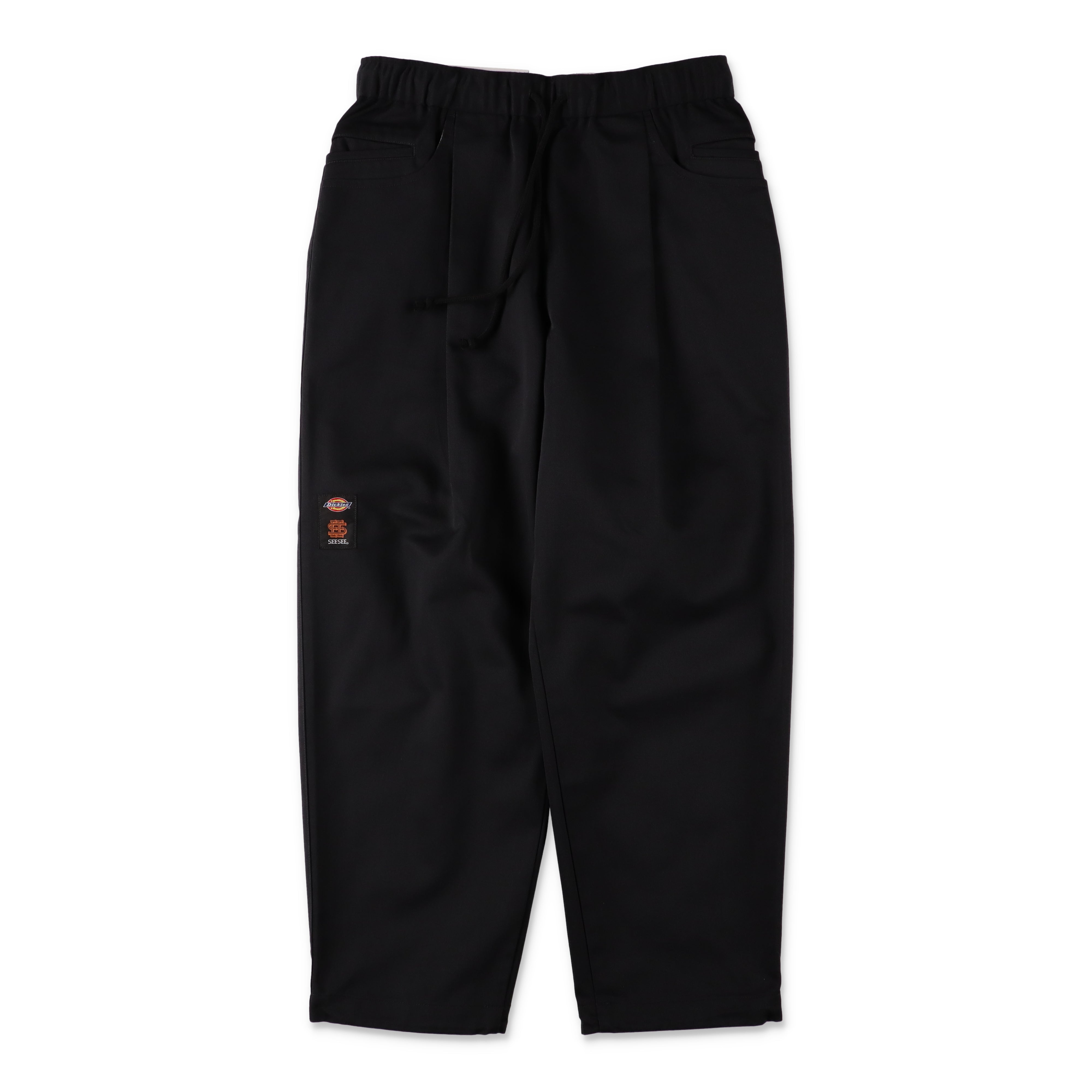 SEE SEE x DICKIES WIDE TAPERED EASY PANTS【BLACK】 – STUDY