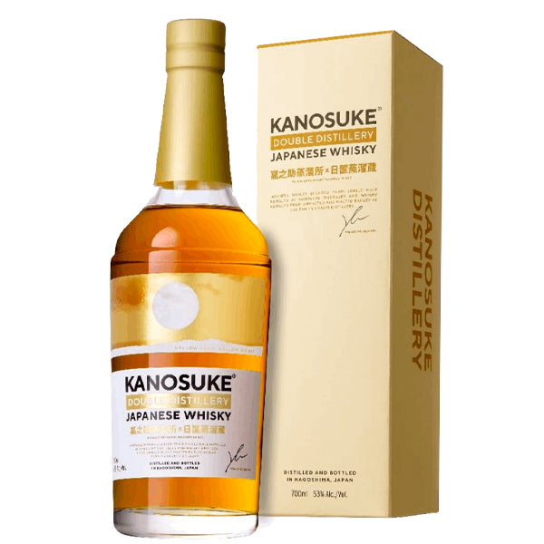 数量限定】嘉之助 DOUBLE DISTILLERY 箱入 53° 700ml -ウイスキー
