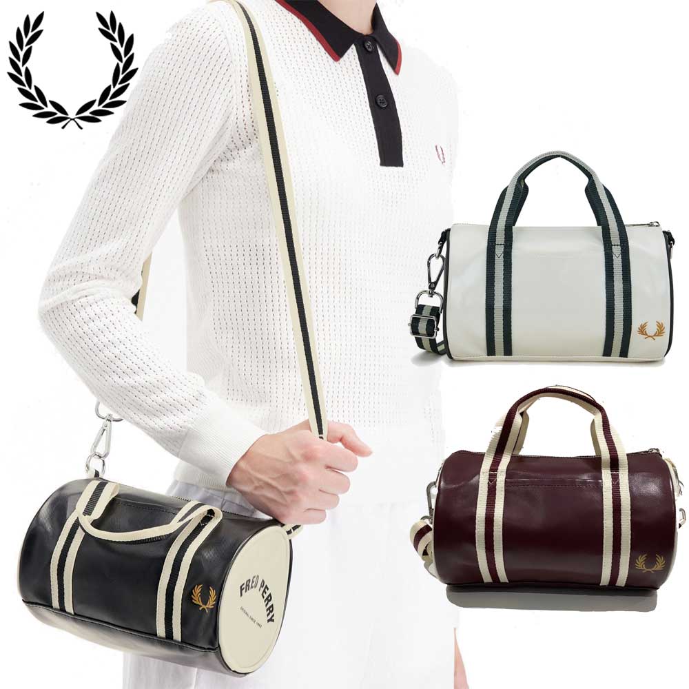 フレッドペリー バッグ FRED PERRY Classic Mini Barrel Bag L9256