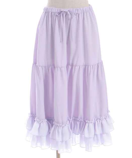 ミディフリルペチスカート | Chalmiere | axes femme onlineshop