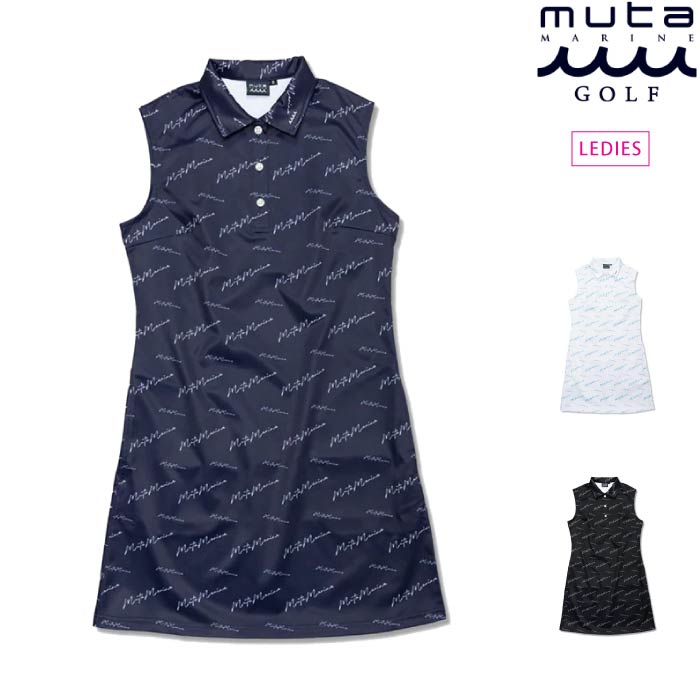 muta MARINE GOLF ムータマリンゴルフ レディース カーシブロゴ