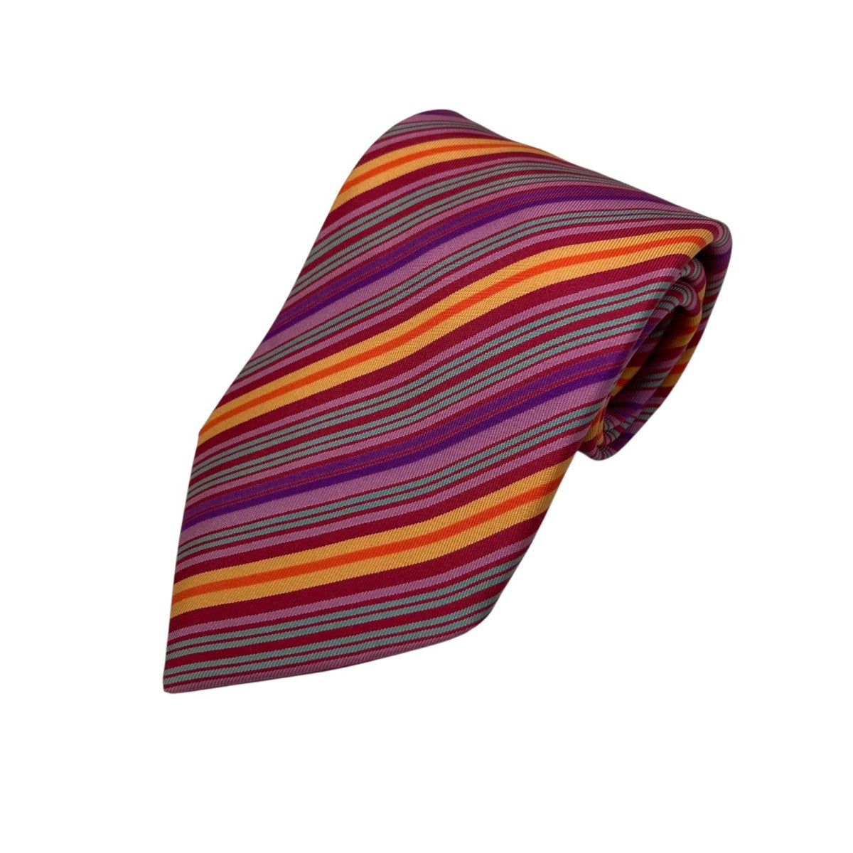HERMES(エルメス) ストライプ柄ネクタイ5228 IA 5228 IA パープル