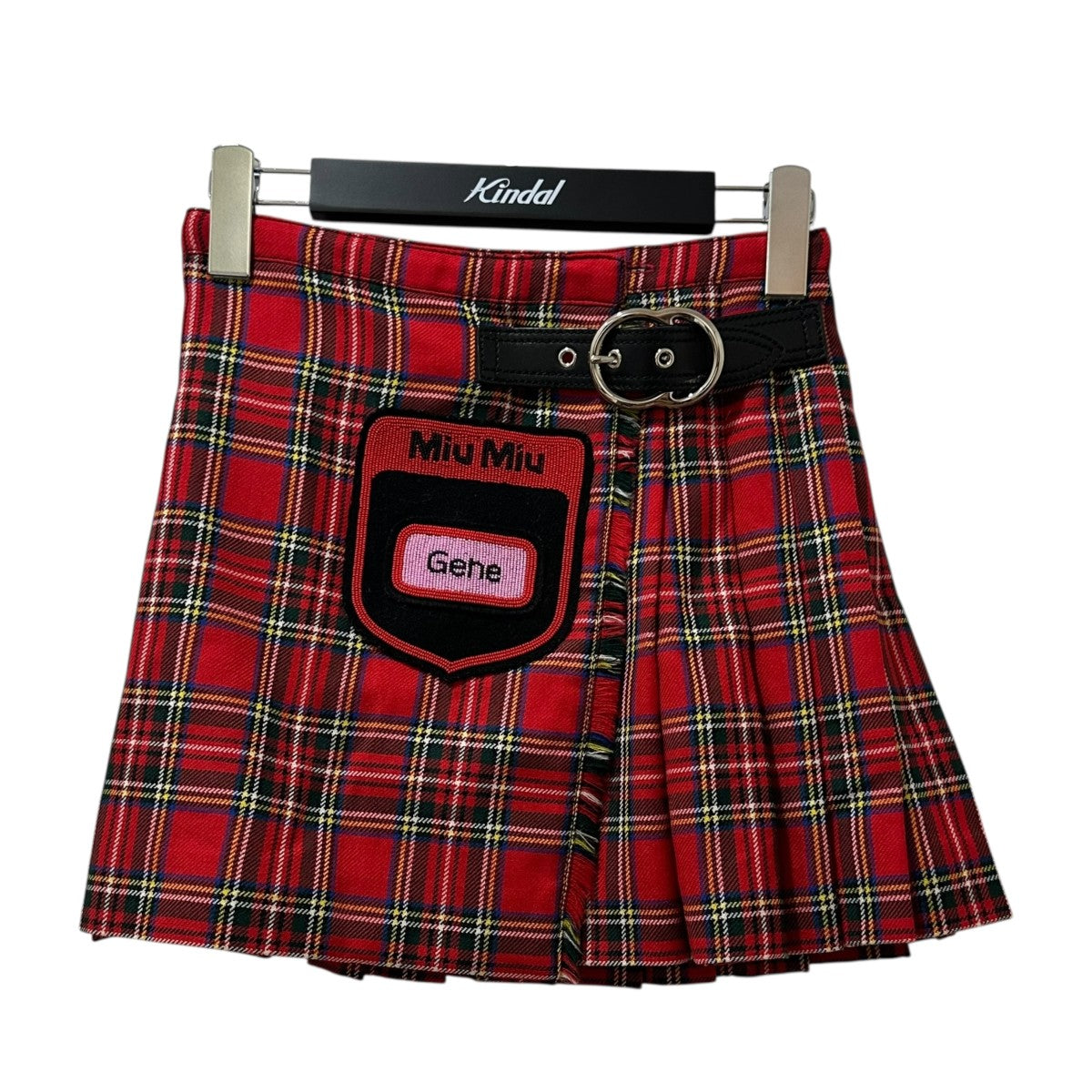 MIU MIU(ミュウミュウ) チェックラップミニスカートAMM12017737