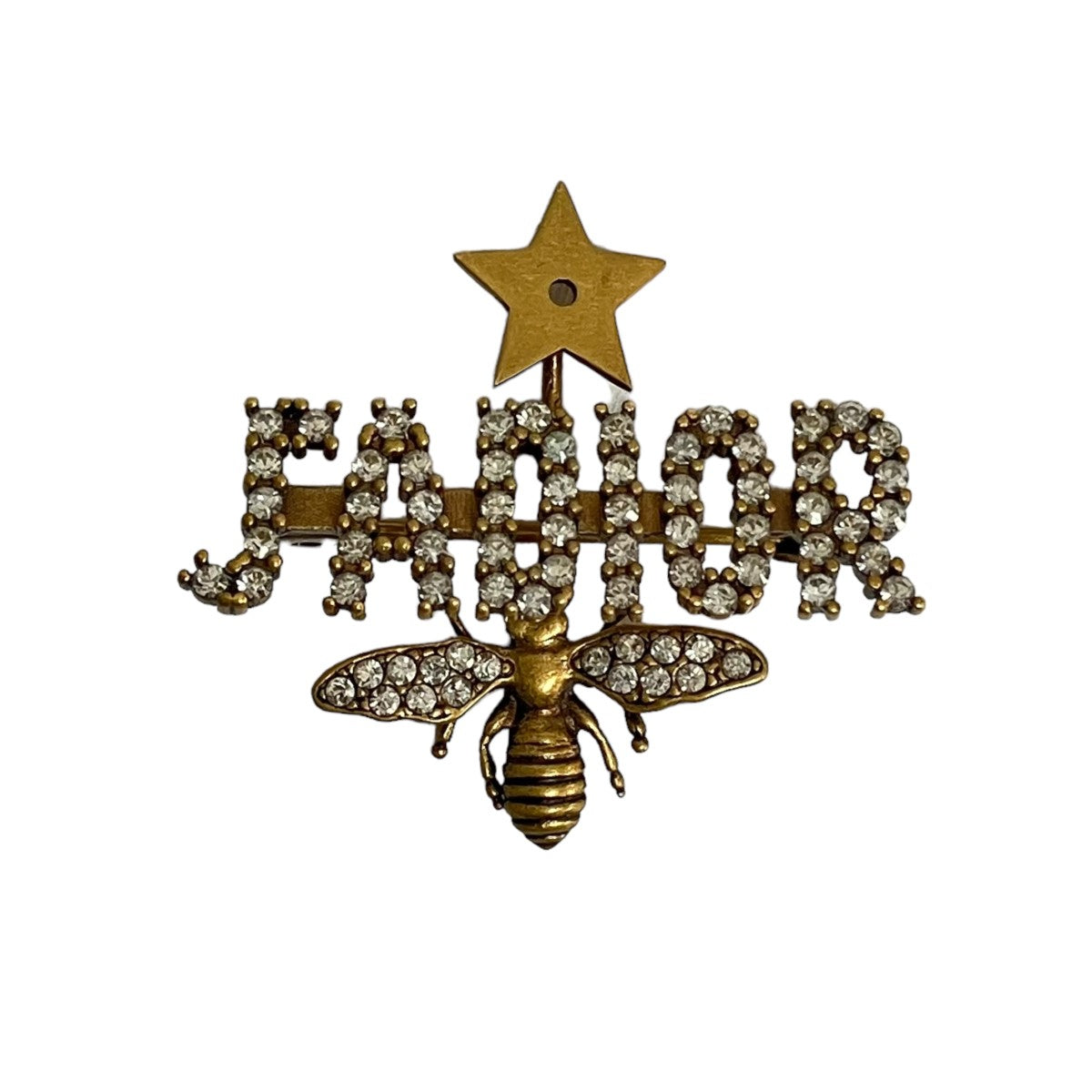 Dior(ディオール) ロゴブローチ ゴールド｜【公式】カインドオル