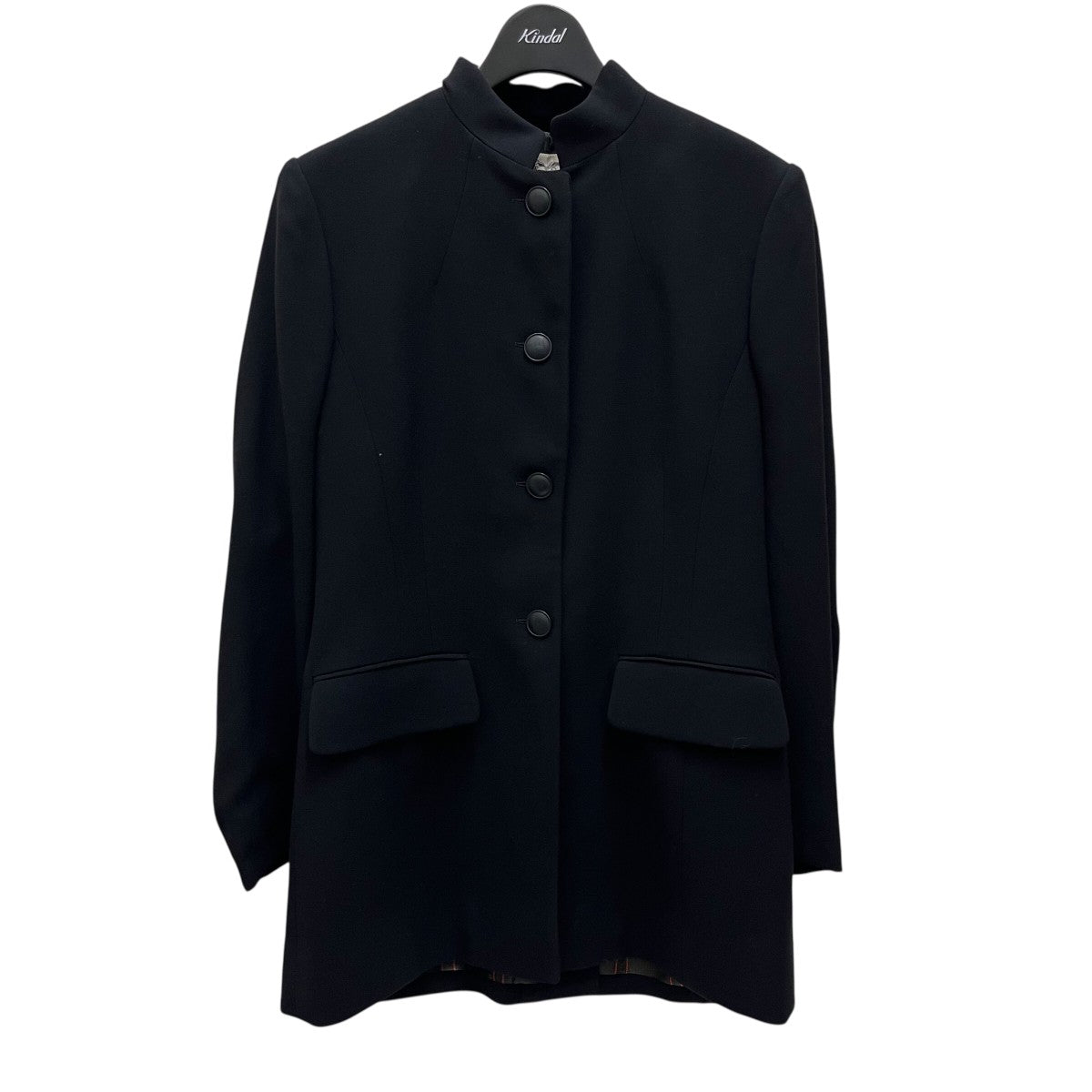 HERMES(エルメス) マオカラーテーラードジャケット ブラック サイズ 40