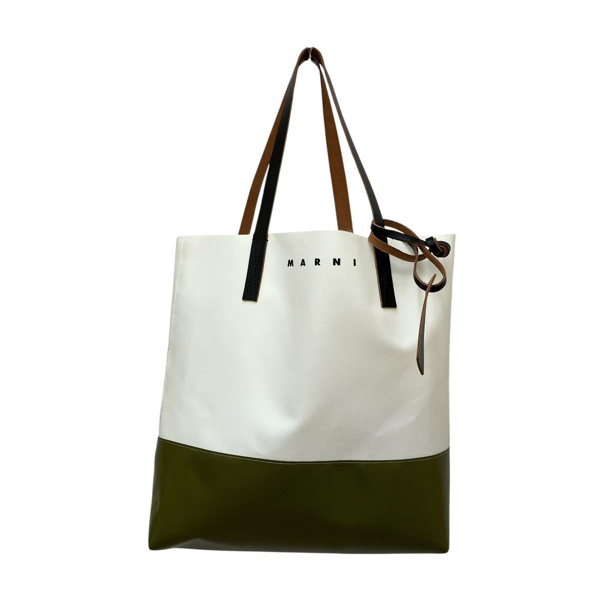 MARNI(マルニ) PVCトートバッグ オリーブ｜【公式】カインドオル