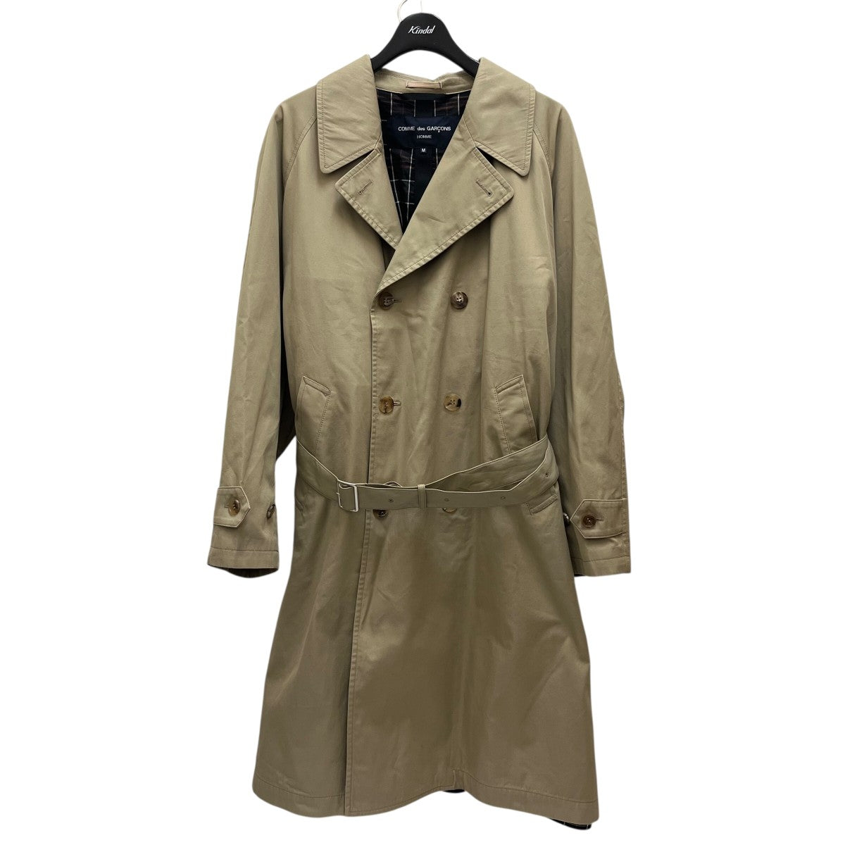 COMME des GARCONS HOMME(コムデギャルソンオム) 綿染め トレンチ