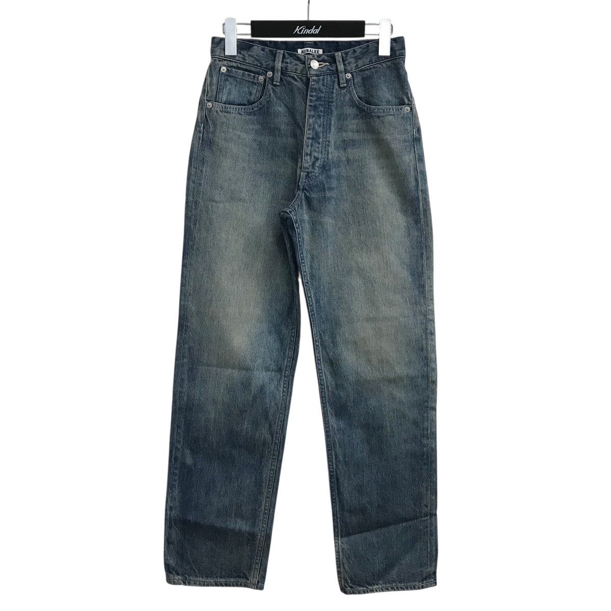 AURALEE(オーラリー) 23AW「SELVEDGE FADED LIGHT DENIM PANTS」デニム