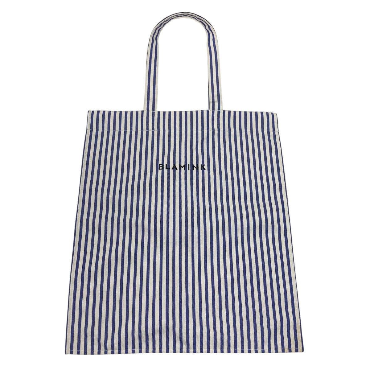 BLAMINK(ブラミンク) ストライプトートバッグ ホワイト×ブルー｜【公式