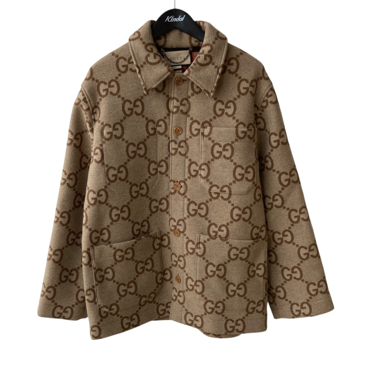 GUCCI(グッチ) ジャンボGGショートコート694154 694154 ベージュ