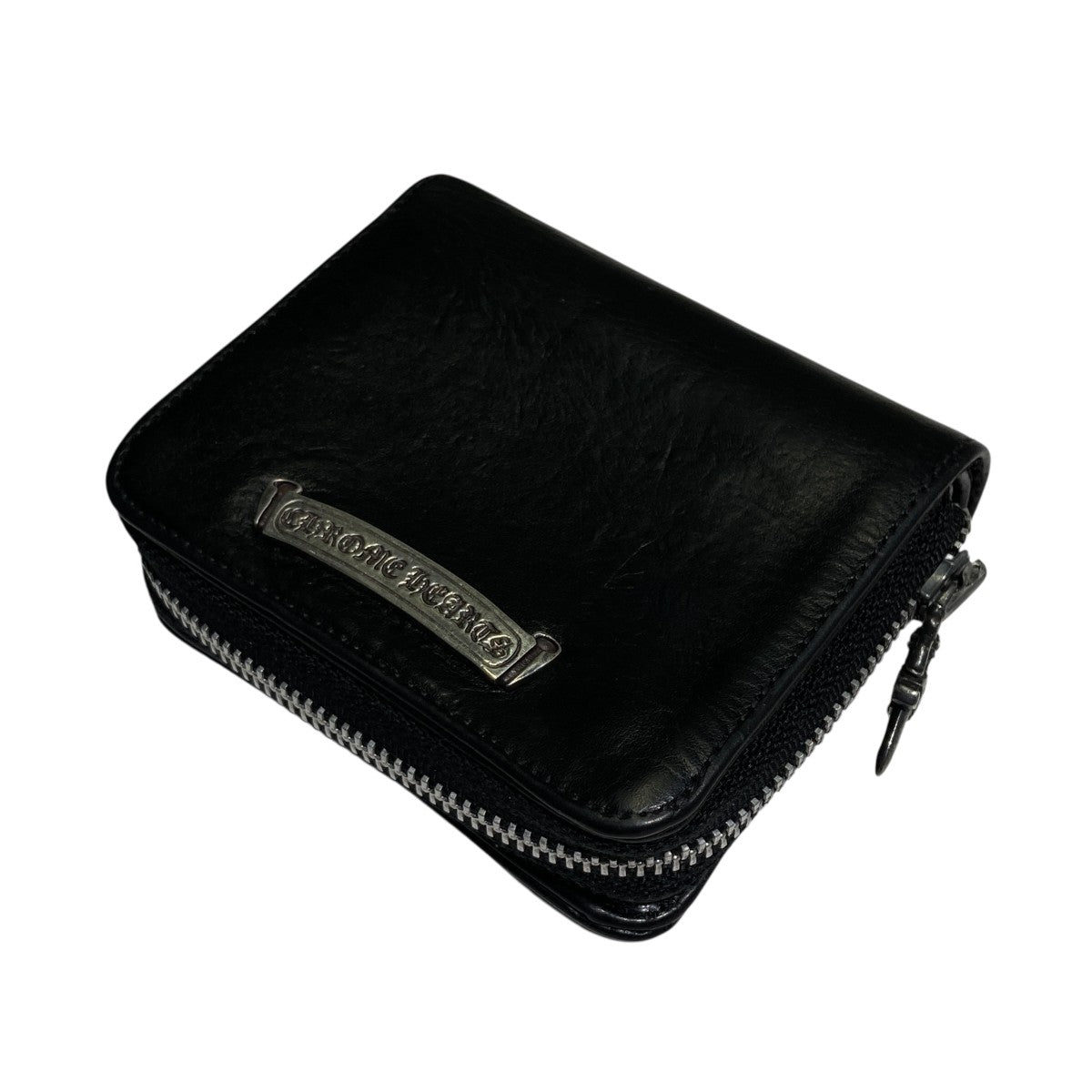 CHROME HEARTS(クロムハーツ) SQ ZIP BILL二つ折り財布 ブラック