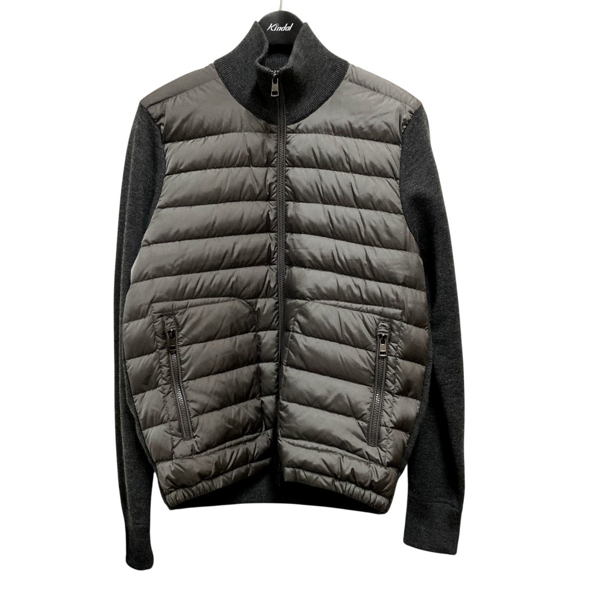 MONCLER(モンクレール) MAGLIONE TRICOT CARDIGAN切替ダウンジャケット