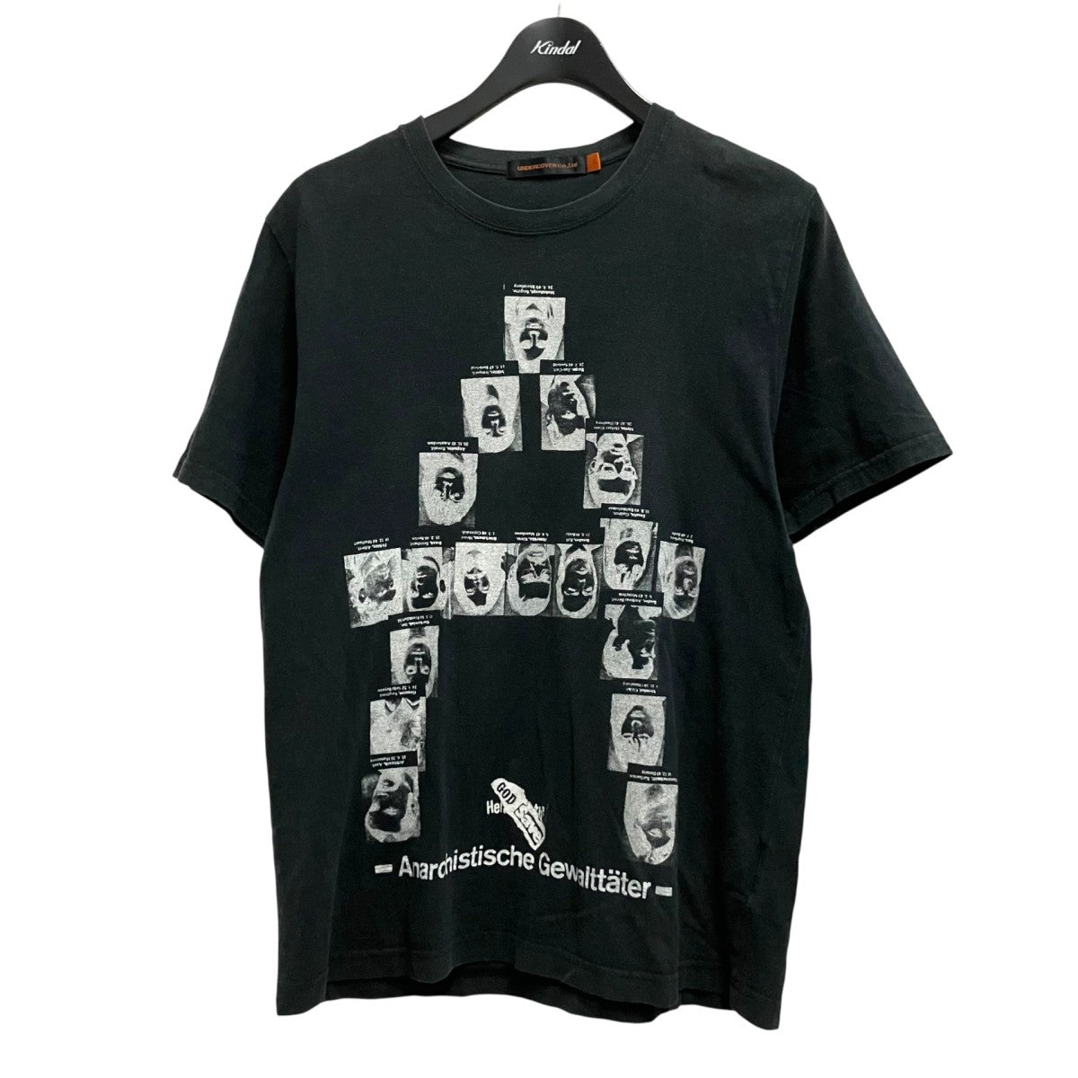 UNDERCOVER(アンダーカバー) プリントTシャツ ブラック サイズ 2