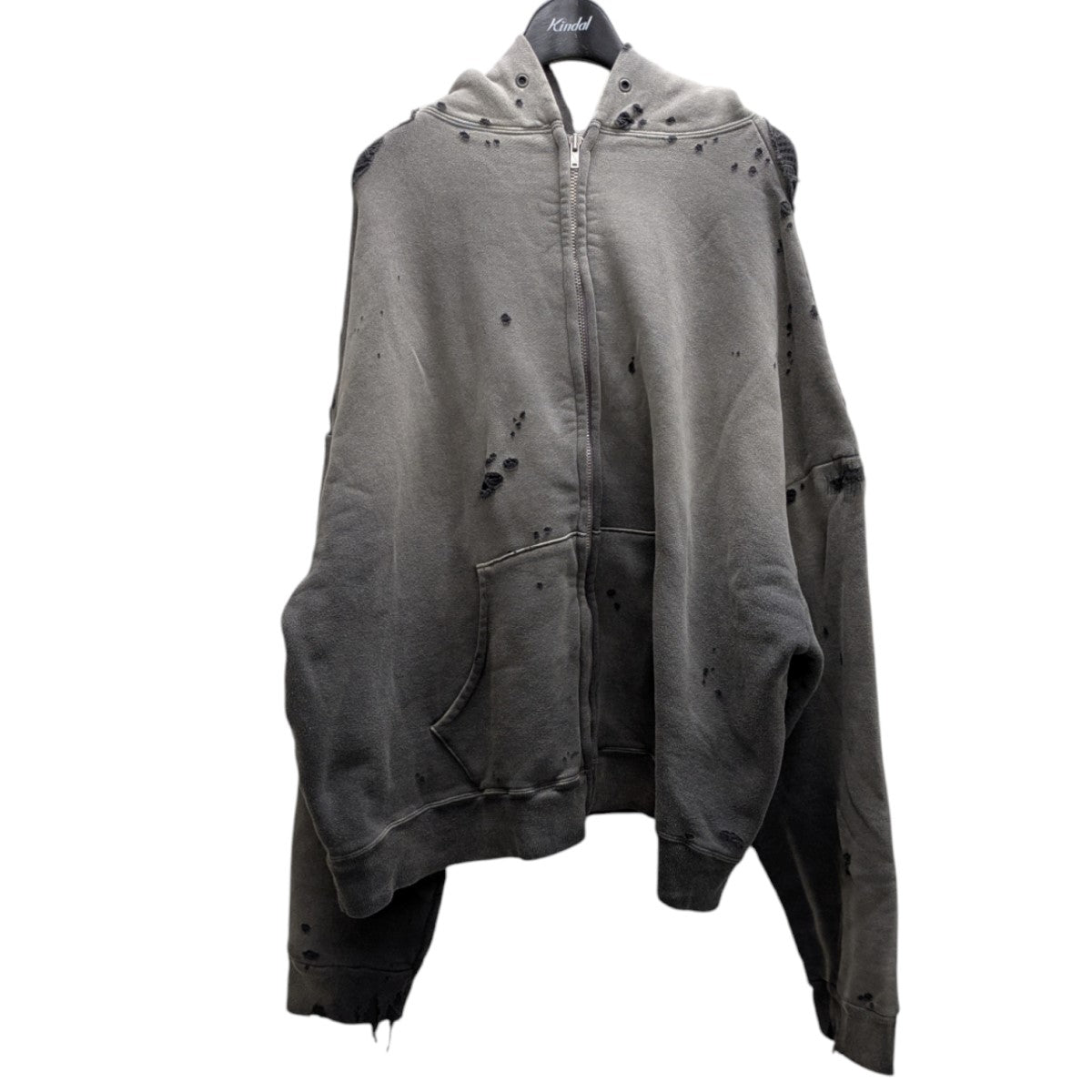 SAINT MICHAEL(セントマイケル) ジップパーカー グレー サイズ M