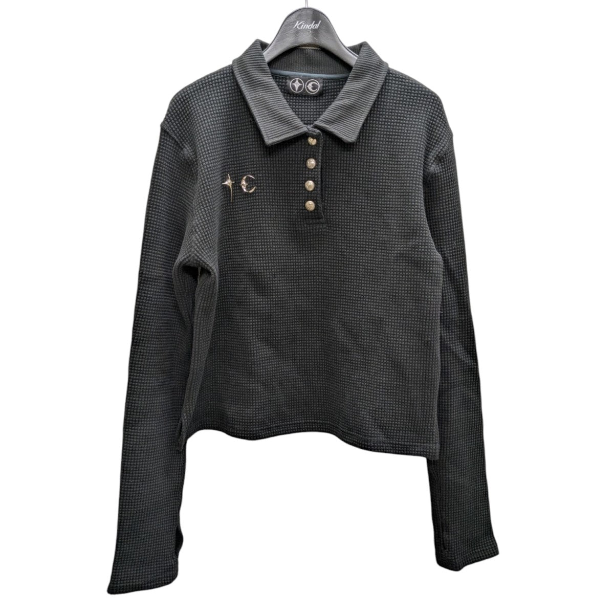 THUG CLUB(サグクラブ) サーマルポロシャツ TC24PK0201W ブラック