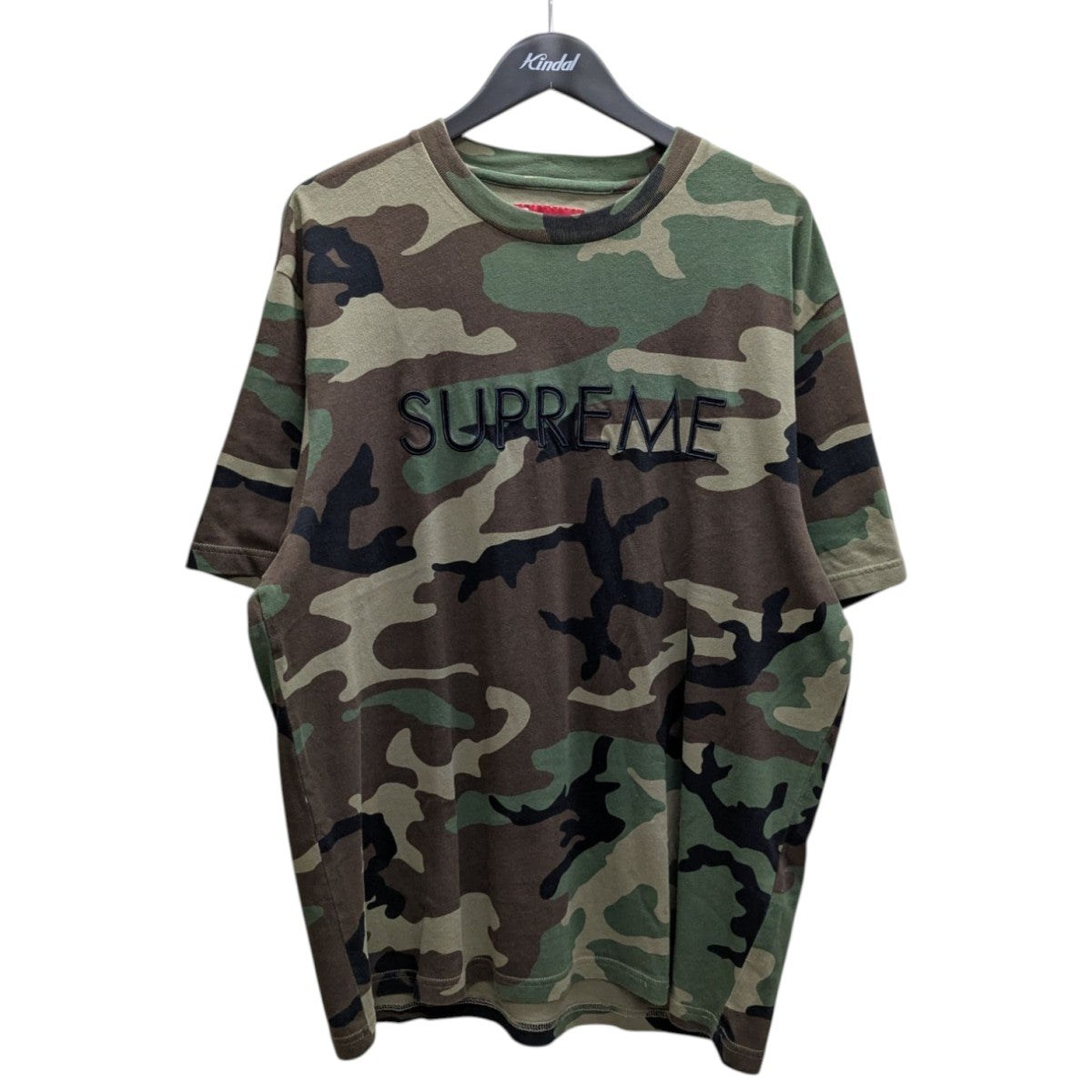 Supreme(シュプリーム) Capital S S Top Woodland camoカモ フロント