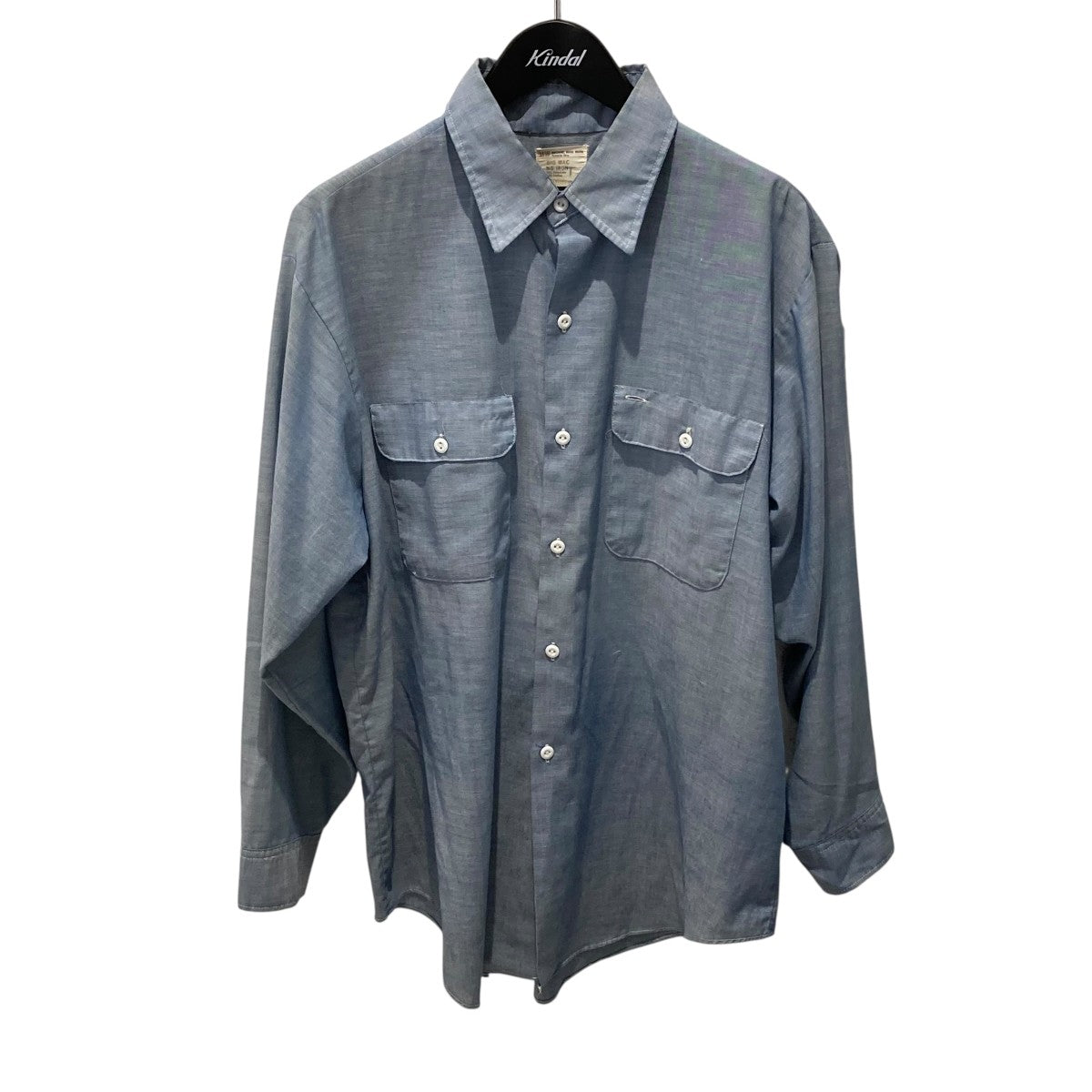 BIG MAC(ビッグマック) 70Sシャンブレーシャツ ブルー サイズ 不明