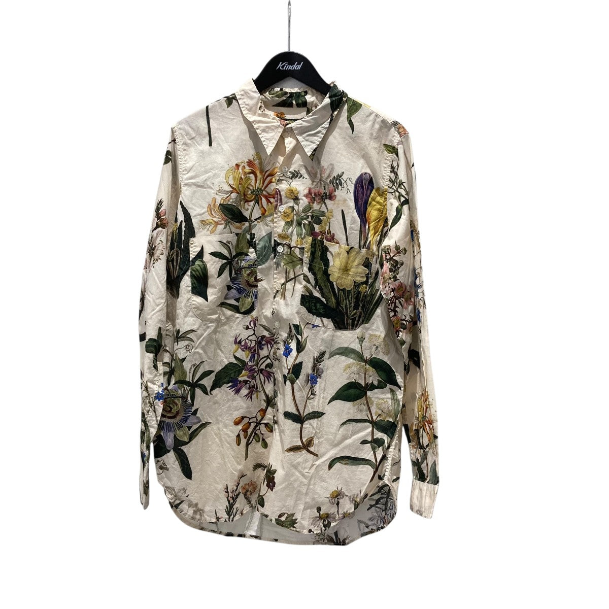 Paul Harnden(ポールハーデン) M．Easy shirt総柄長袖シャツ ピンク