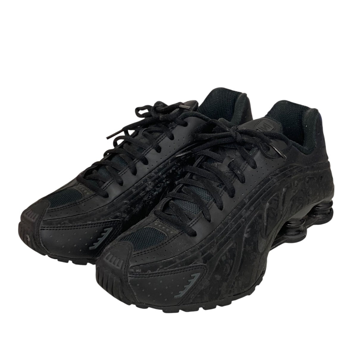 NIKE(ナイキ) Women's Shox R4 Black Floral Dark Smoke Grey