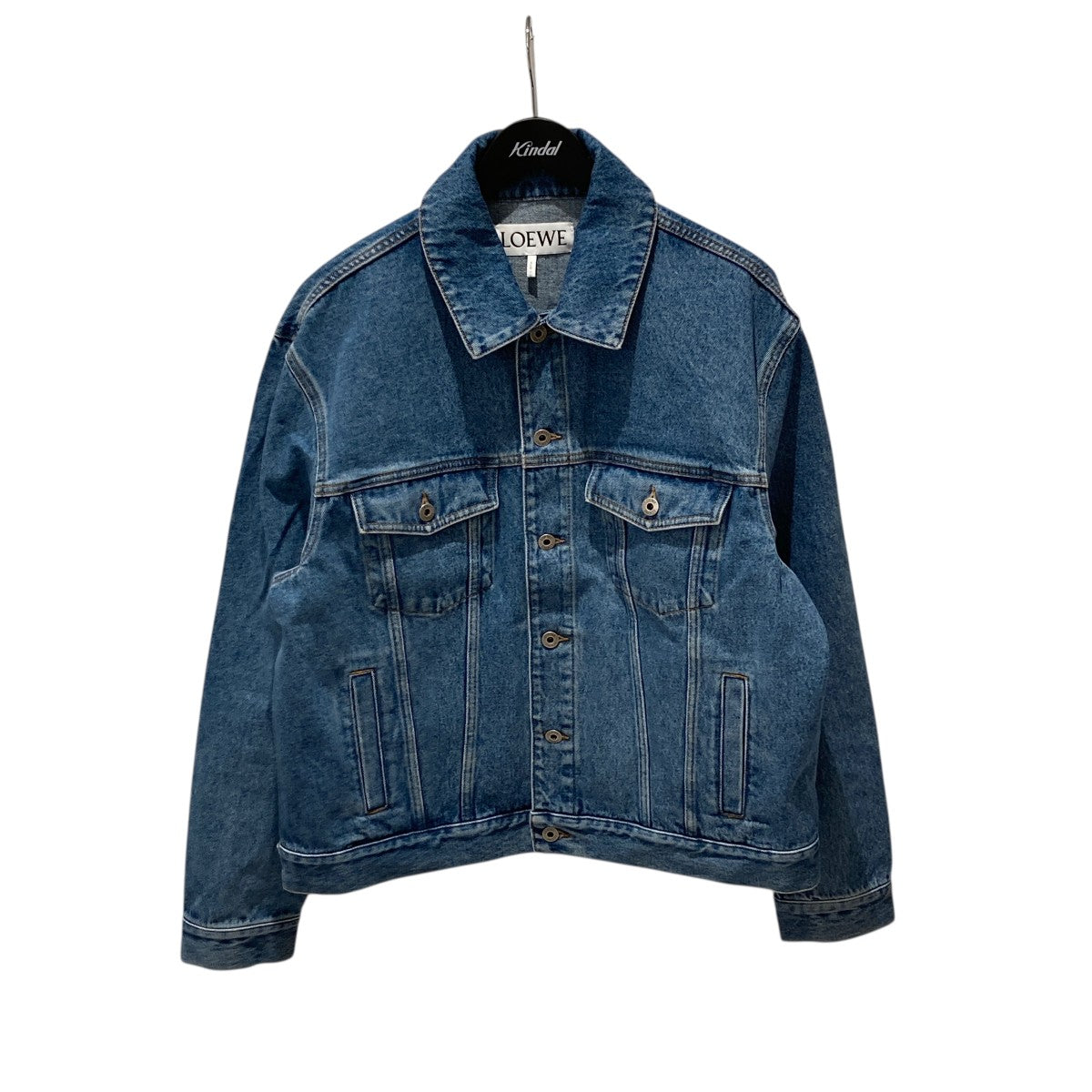 LOEWE(ロエベ) アナグラムデニムジャケット インディゴ サイズ 52