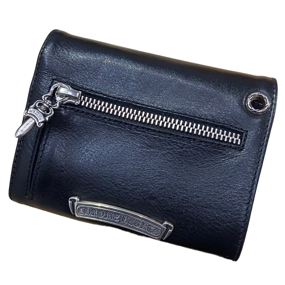 CHROME HEARTS(クロムハーツ) ｢WAVE MINI｣ クロスボールボタンレザー