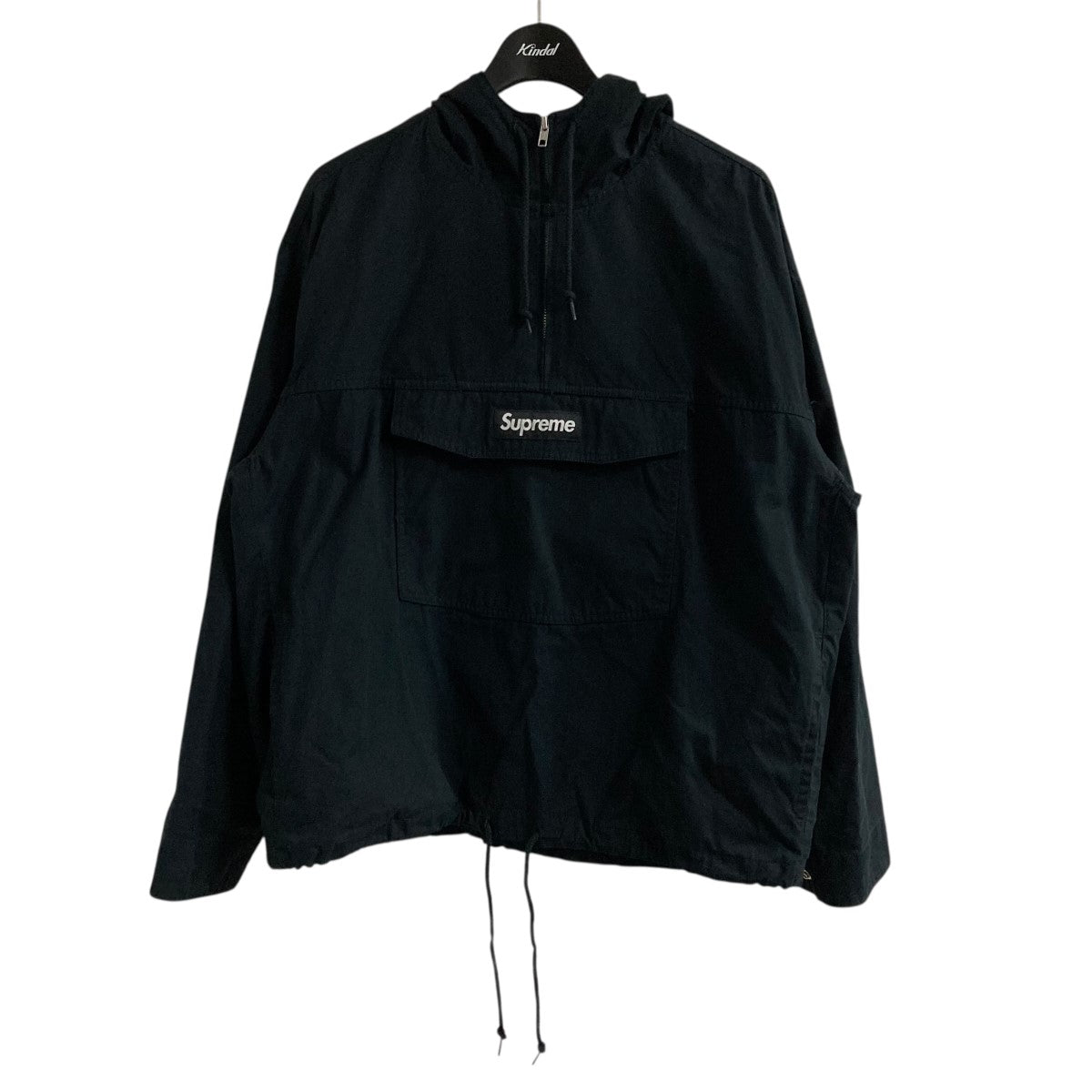 Supreme(シュプリーム) ボックスロゴアノラックパーカー ブラック
