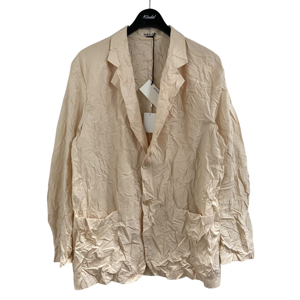 AURALEE(オーラリー) シワ加工テーラードジャケット A24SJ01FW ピンク