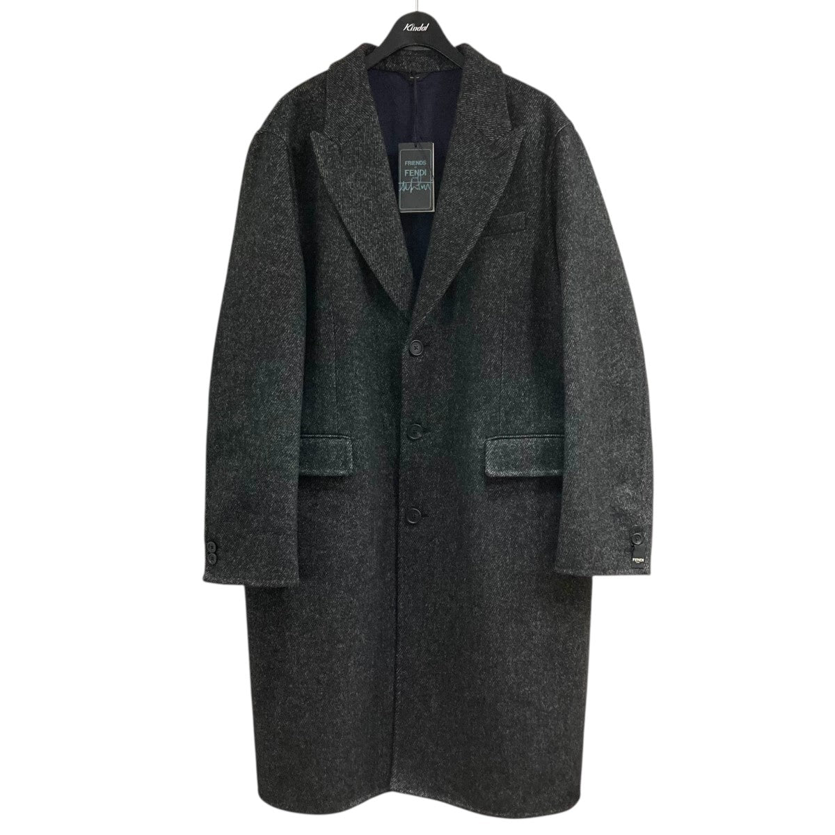 FENDI(フェンディ) ツイードコートFF0770 FF0770 グレー サイズ 54