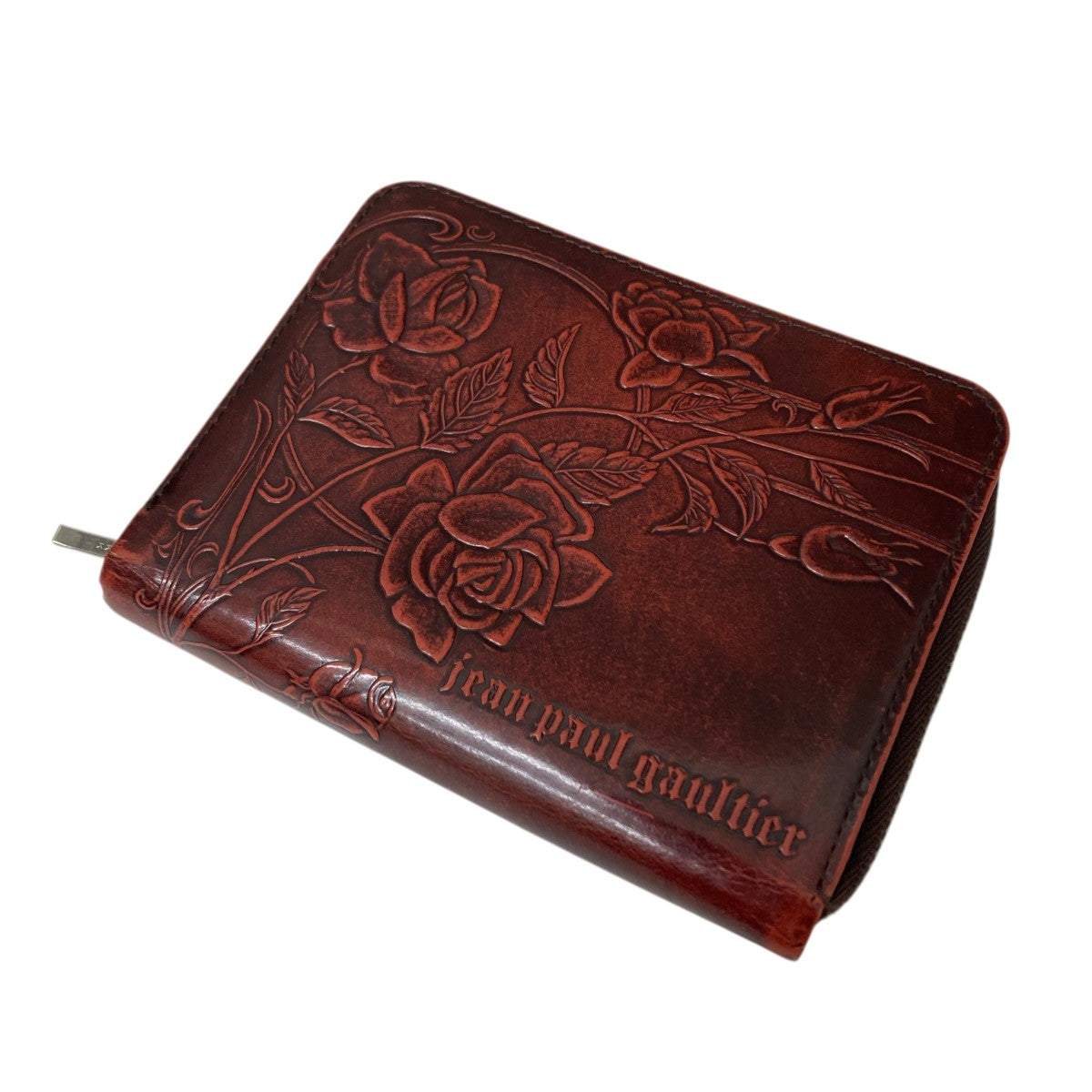 Jean Paul GAULTIER(ジャンポールゴルチェ) 2つ折り財布 ワインレッド