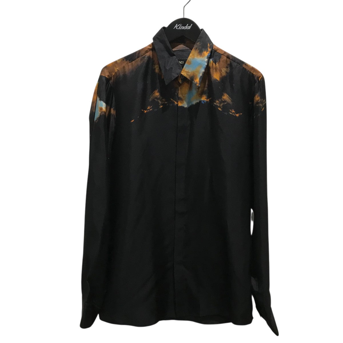 FENDI(フェンディ) シルクシャツFS0585 FS0585 ブラック サイズ 39