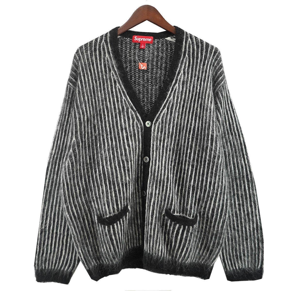 Supreme(シュプリーム) 25SS 2-Tone Mohair Cardiganストライプ