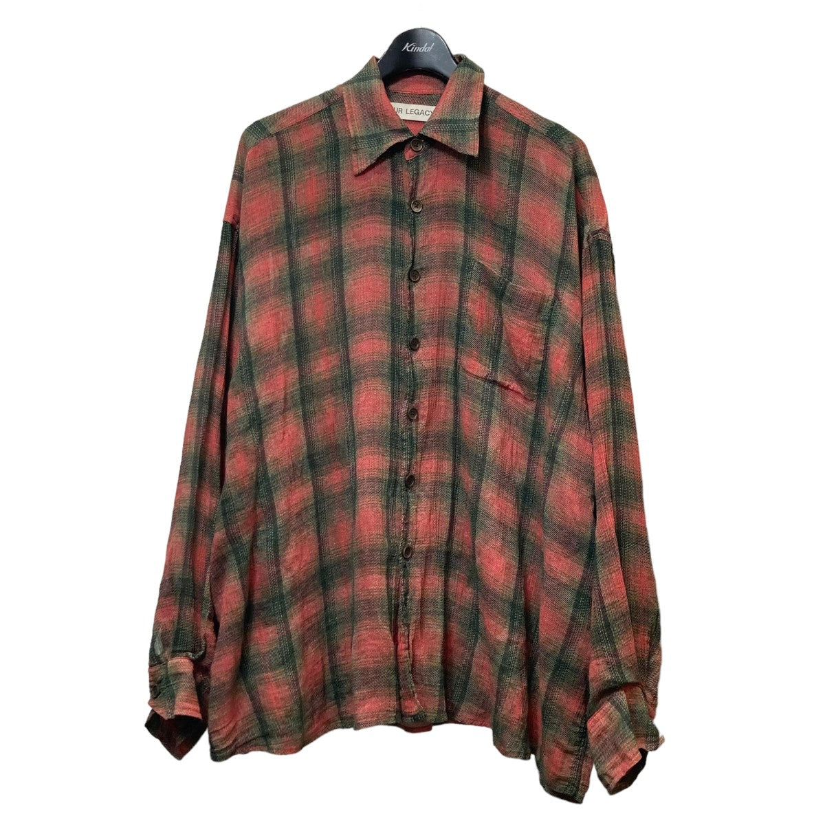 OUR LEGACY(アワーレガシー) BORROWED SHIRT Big Lumbercheck Print