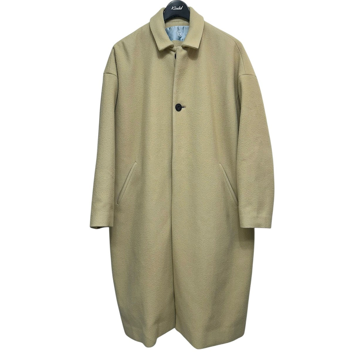 Dulcamara(ドゥルカマラ) ラムメルトンBigコート イエロ−ベージュ