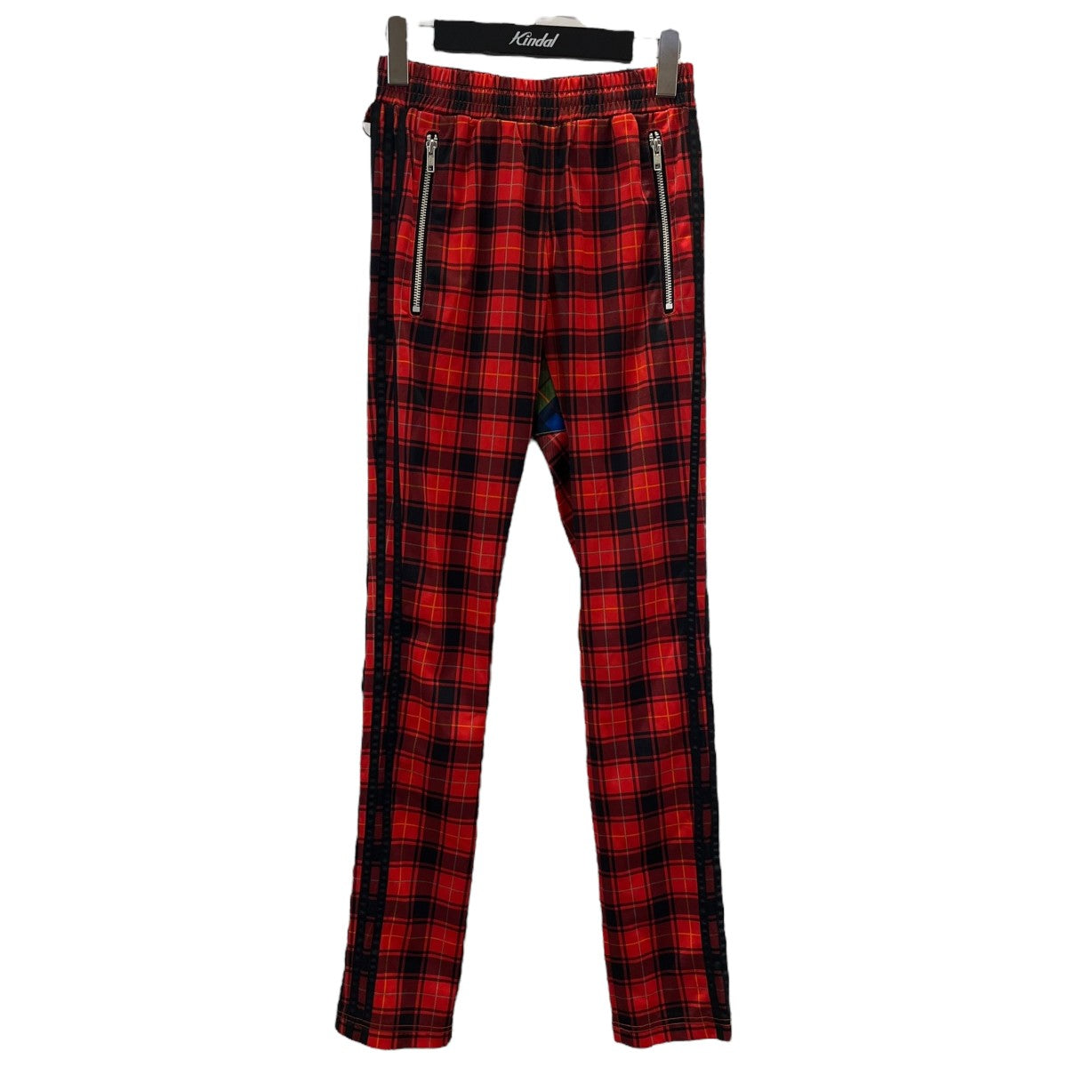 adidas Jeremy Scott レッドチェックジャージ S adidas Jeremy Scott