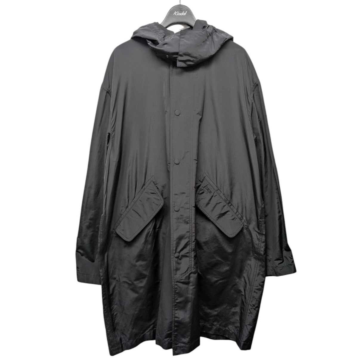DIOR(ディオール) フード付ロングコート 213C307A4717 ブラック サイズ