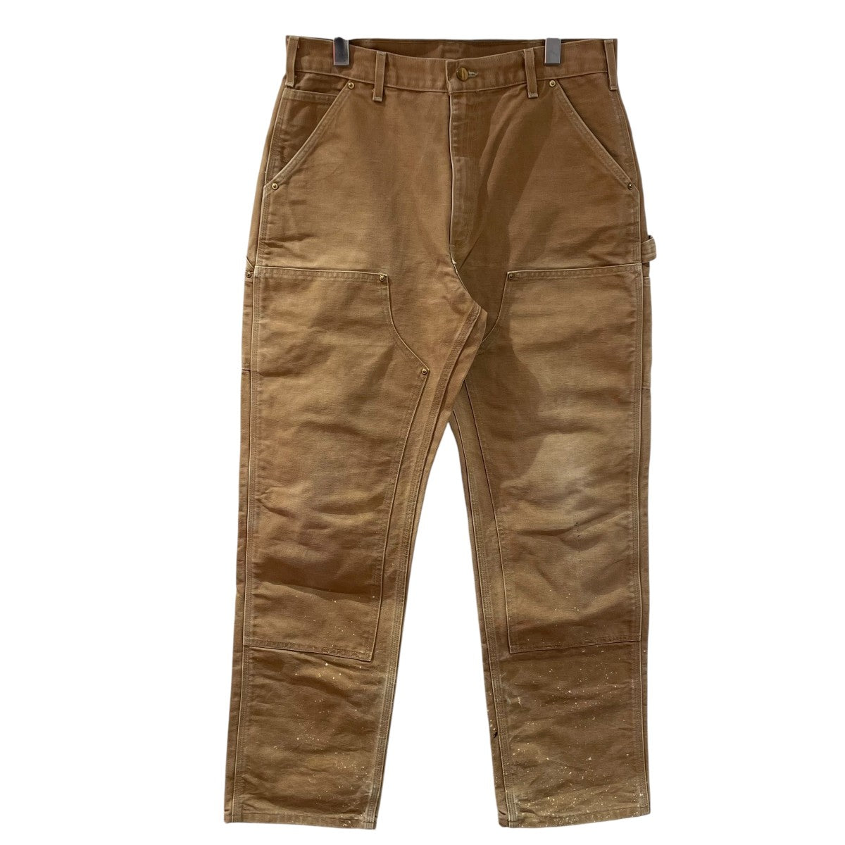 CarHartt(カーハート) USA製 ダブルニーワークパンツ ブラウン サイズ