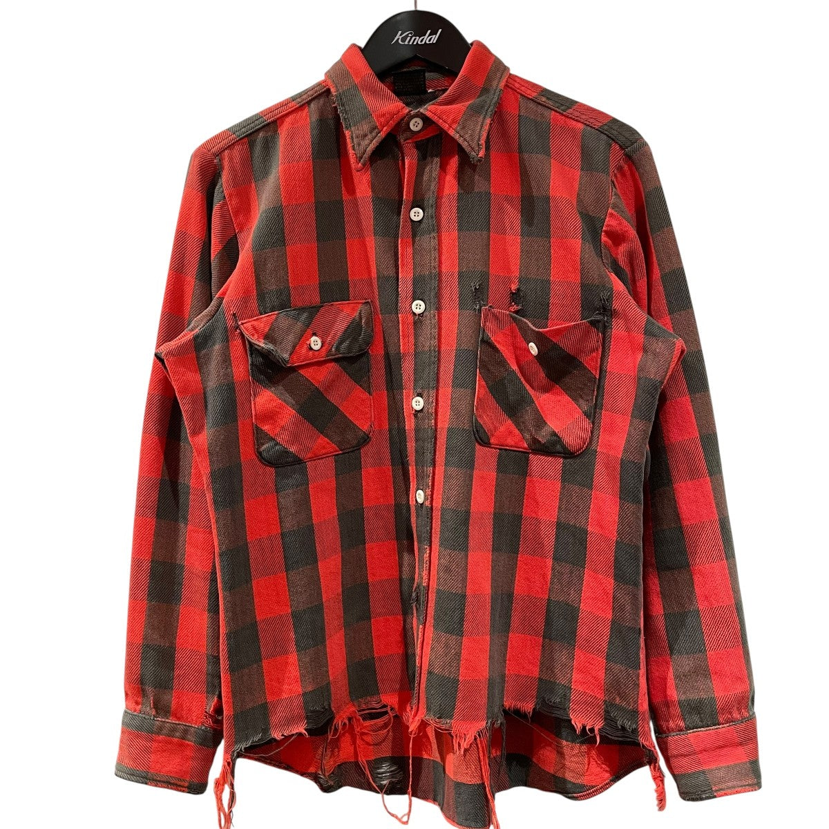 BIG YANK(ビッグ ヤンク) 70sネルシャツ レッド サイズ 不明｜【公式