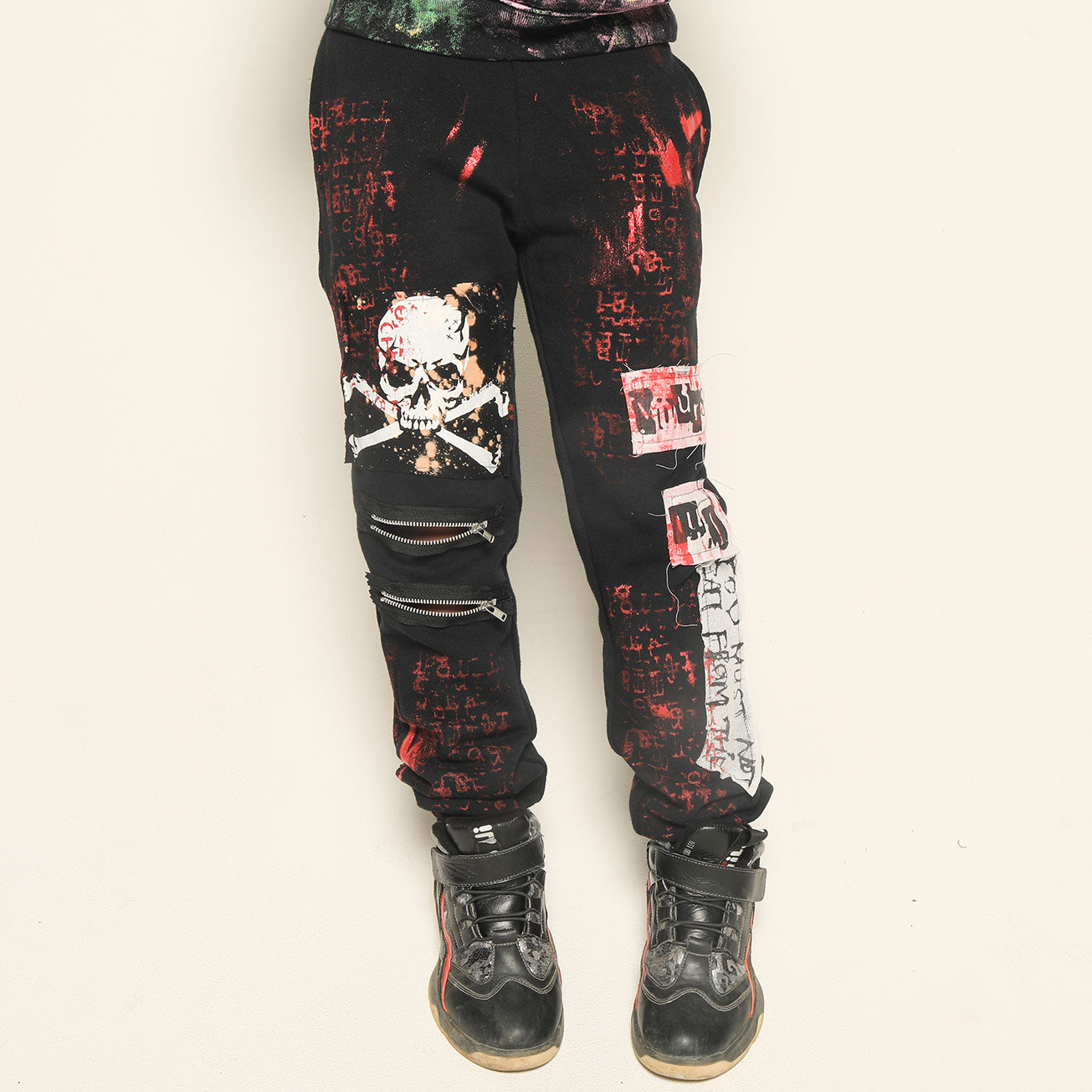 Anarchy Patchwork Paint Pants (3 sizes) – h.NAOTO WEBSHOP