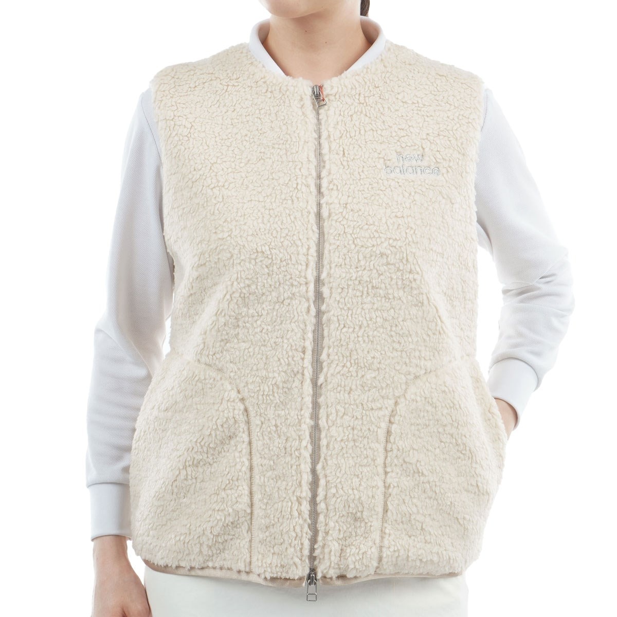 クラッシュボア フルジップベスト レディス(ベスト)|New Balance Golf