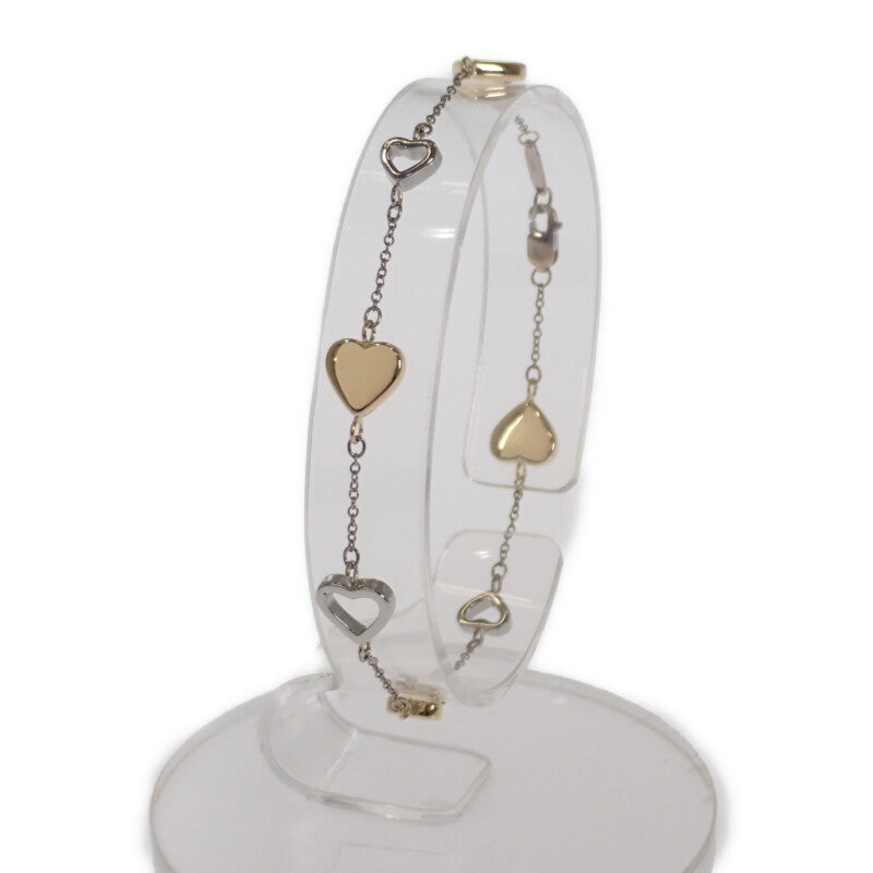 ティファニー TIFFANY&Co. マルチハート ブレスレット K18イエロー