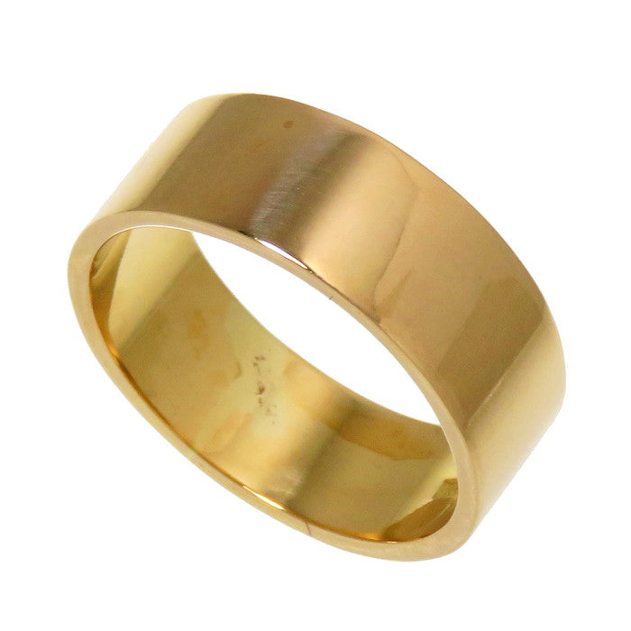 11号 平打 リング・指輪 K18ゴールド 18金 5.9g ユニセックス 【中古