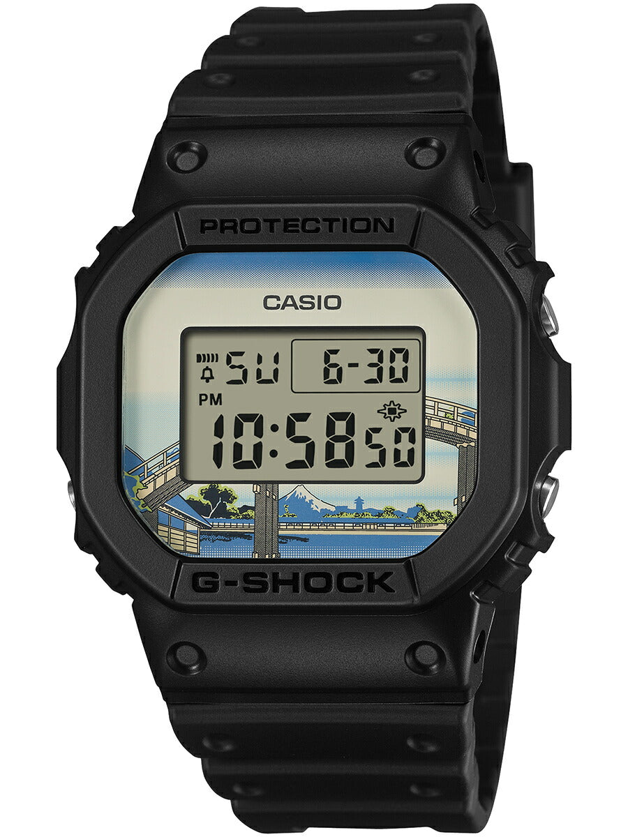 G-SHOCK 葛飾北斎 深川万年橋下 DW-5600KHFM25-1JR メンズ 電池式